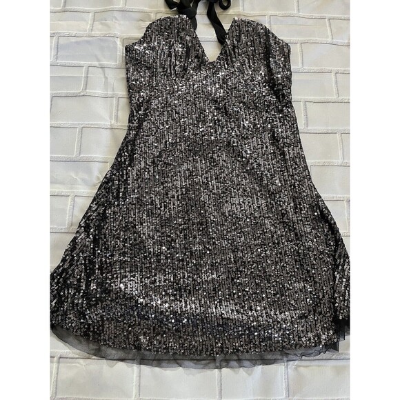 Free People Intimately Women's Gold Rush Mini Dress Night Combo Sequined XS - Picture 2 of 6